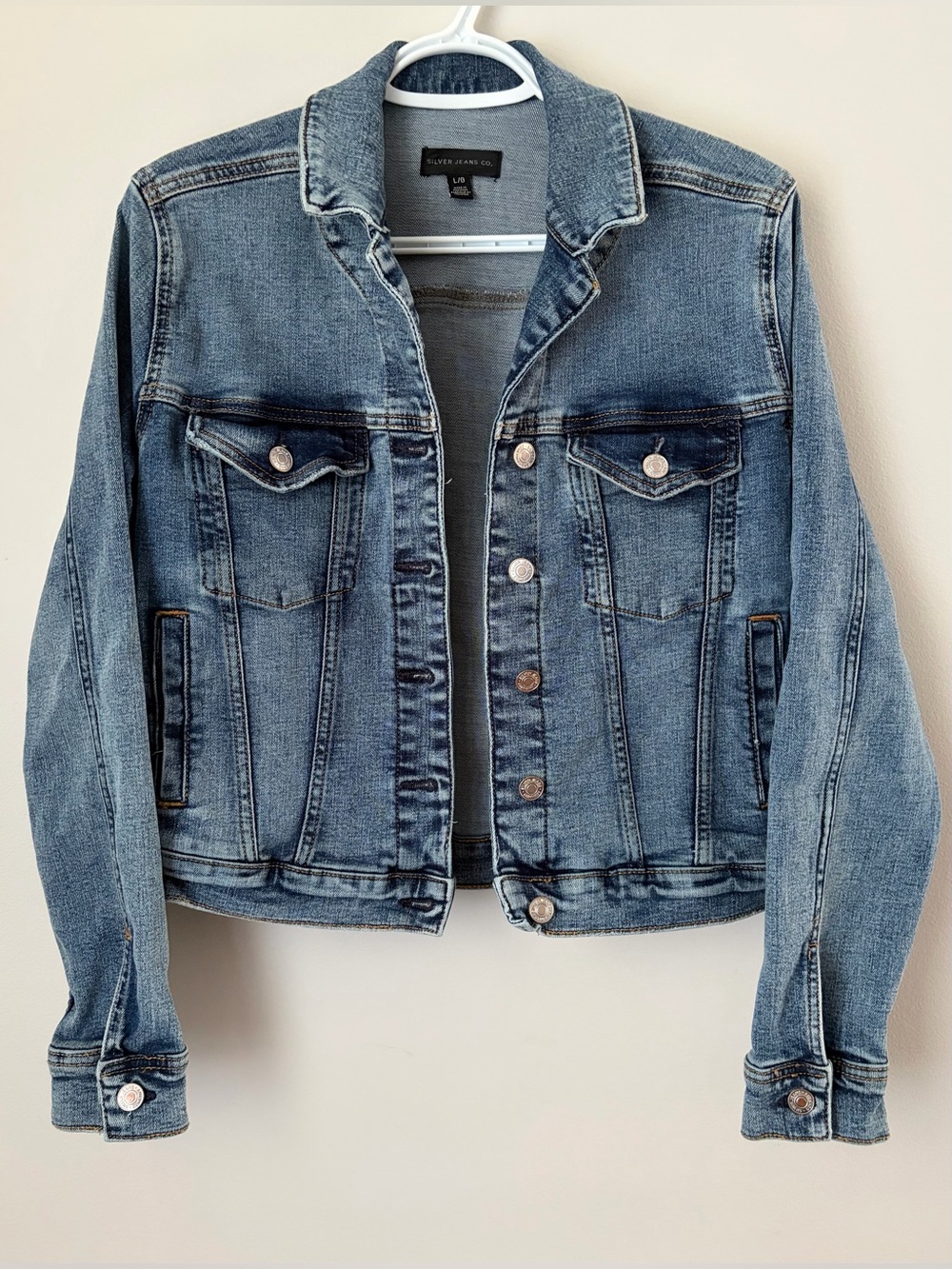 Silver Jeans Light Blue Women's Denim Jacket